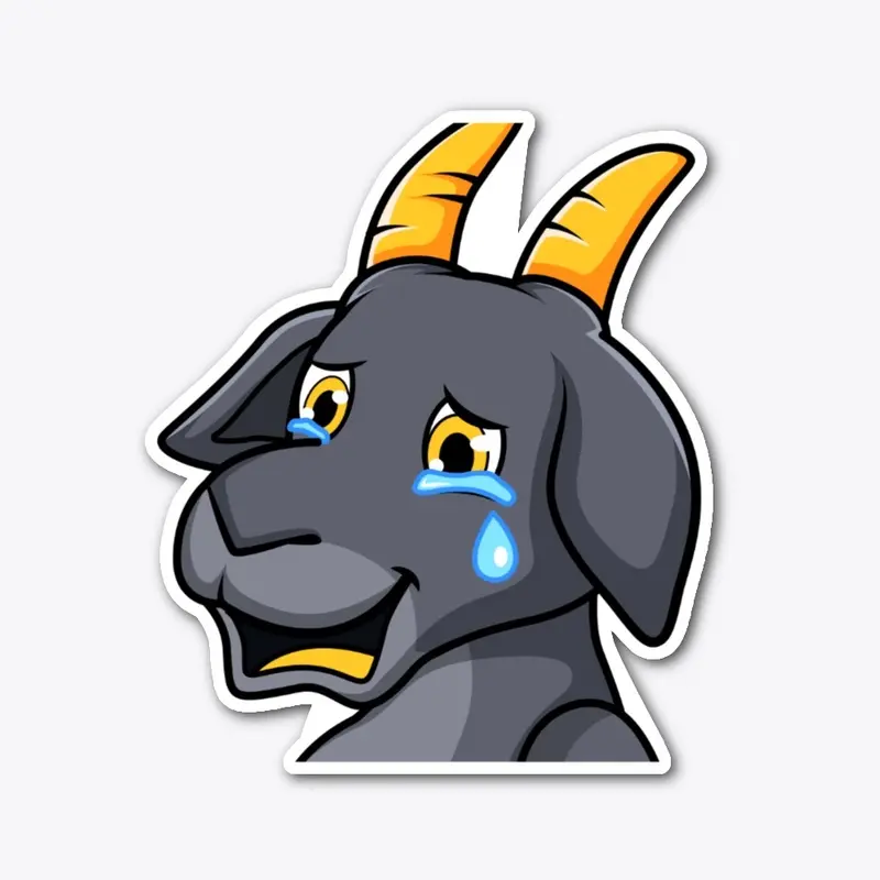 Sad Goat Sticker